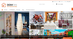Desktop Screenshot of domfan.pl