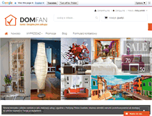 Tablet Screenshot of domfan.pl